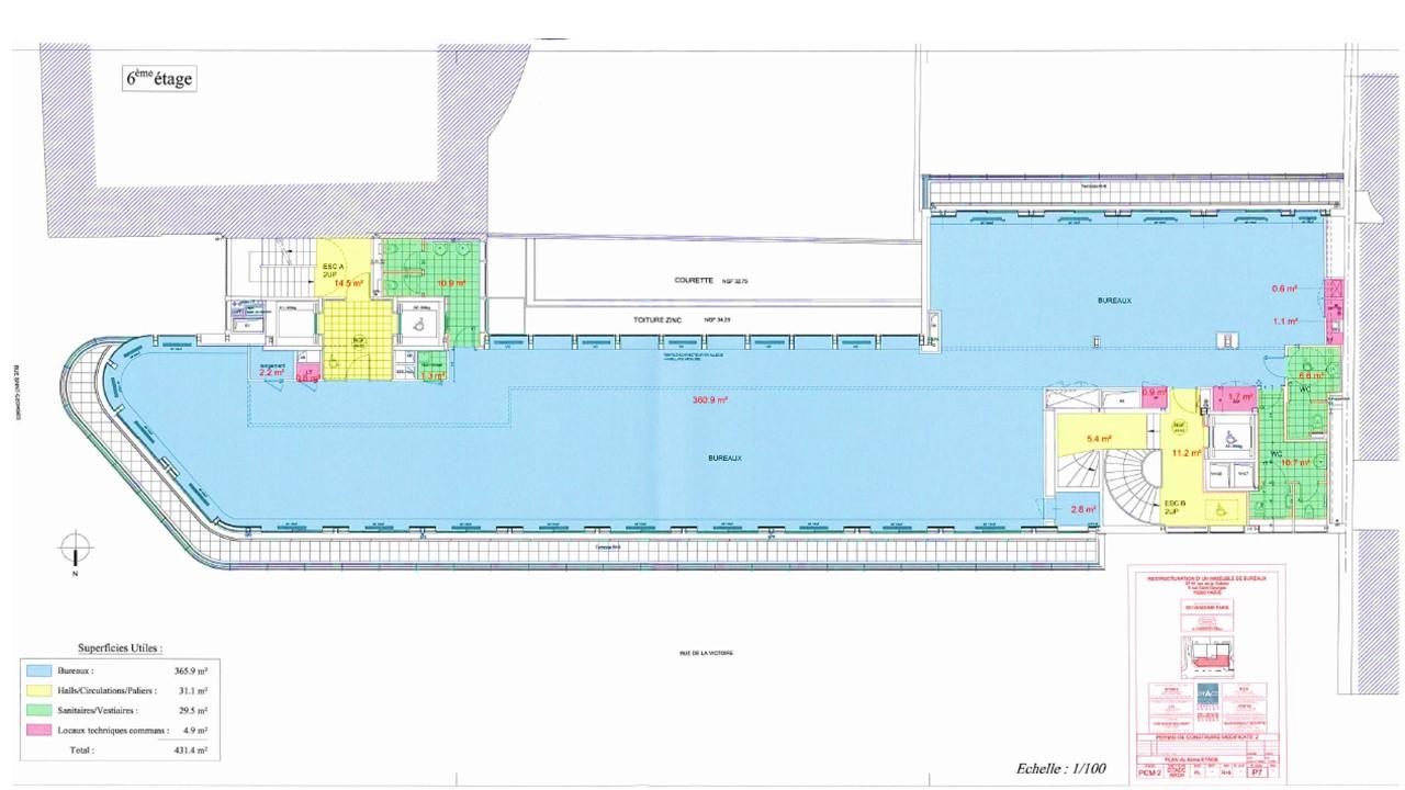 Bureau Paris 441m² Location bureau Paris OLBUR2426588 14